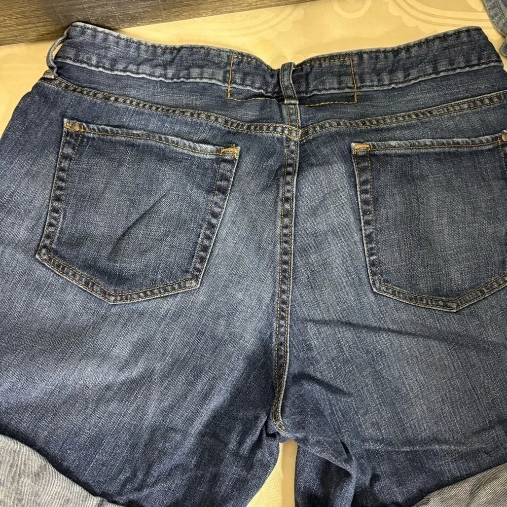 Eddie Bauer Dark Blue boyfriend Denim Shorts